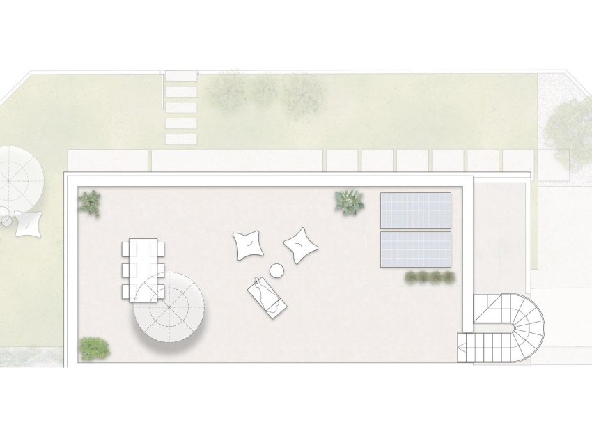 Neue Gebäude - Villa -
Pilar de la Horadada - pueblo