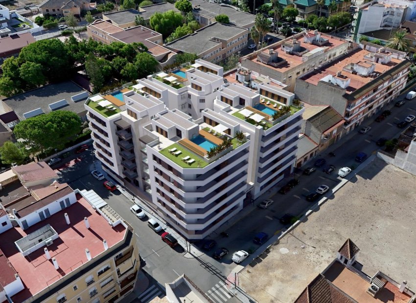 New Build - Apartment -
Almoradí - Center