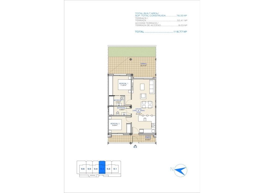 New Build - Apartment -
Los Alcazares - Serena Golf