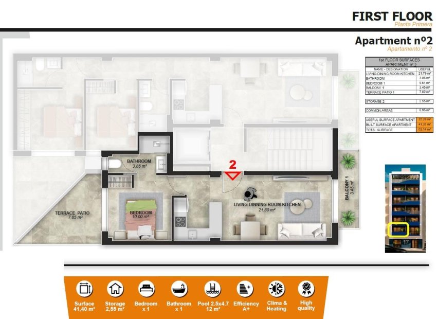New Build - Apartment -
Torrevieja - Playa del Acequión