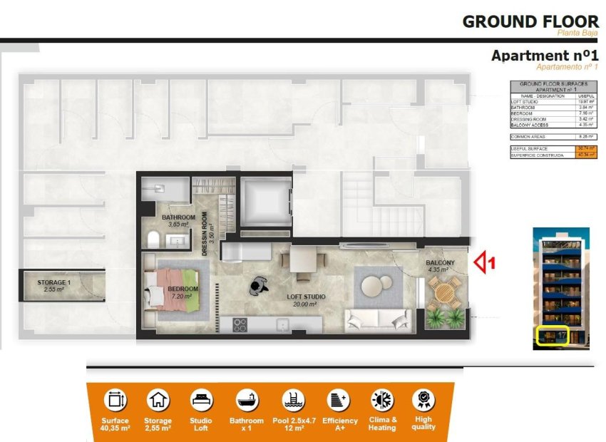 New Build - Apartment -
Torrevieja - Playa del Acequión