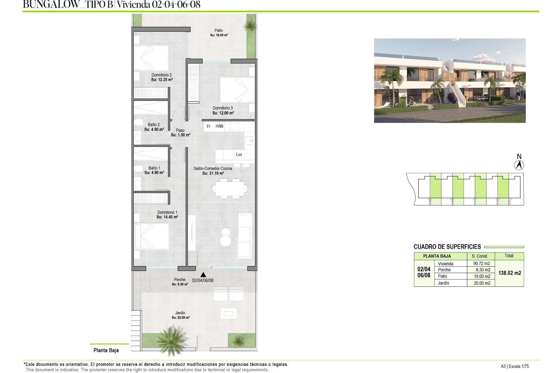 New Build - Bungalow -
Alhama De Murcia - Condado De Alhama