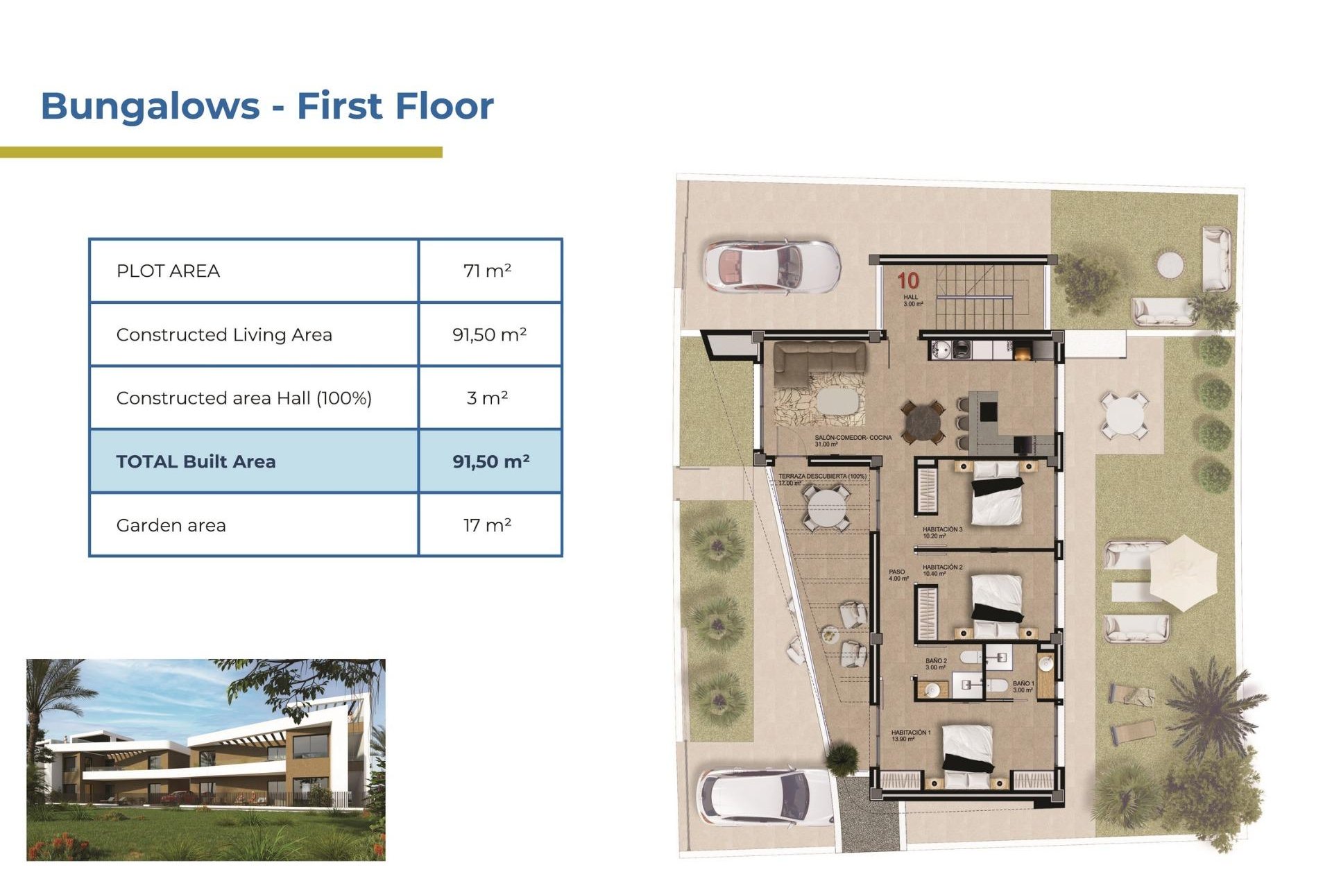 New Build - Bungalow -
Orihuela Costa - Punta Prima