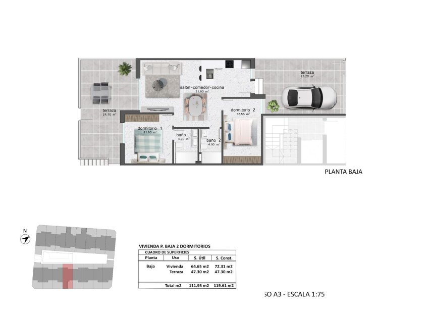 New Build - Bungalow -
Pilar de la Horadada - pueblo