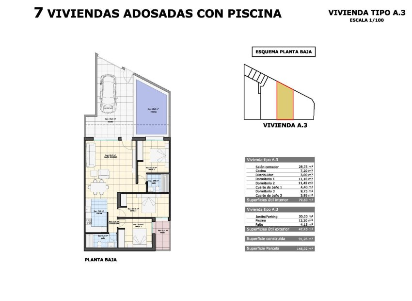 New Build - Bungalow -
Pilar de la Horadada - pueblo