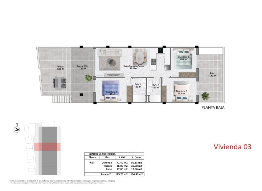 New Build - Bungalow -
Pilar de la Horadada - pueblo