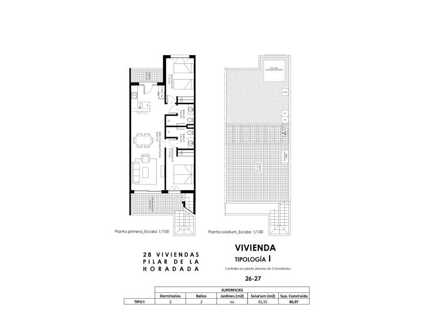 New Build - Bungalow -
Pilar de la Horadada - pueblo