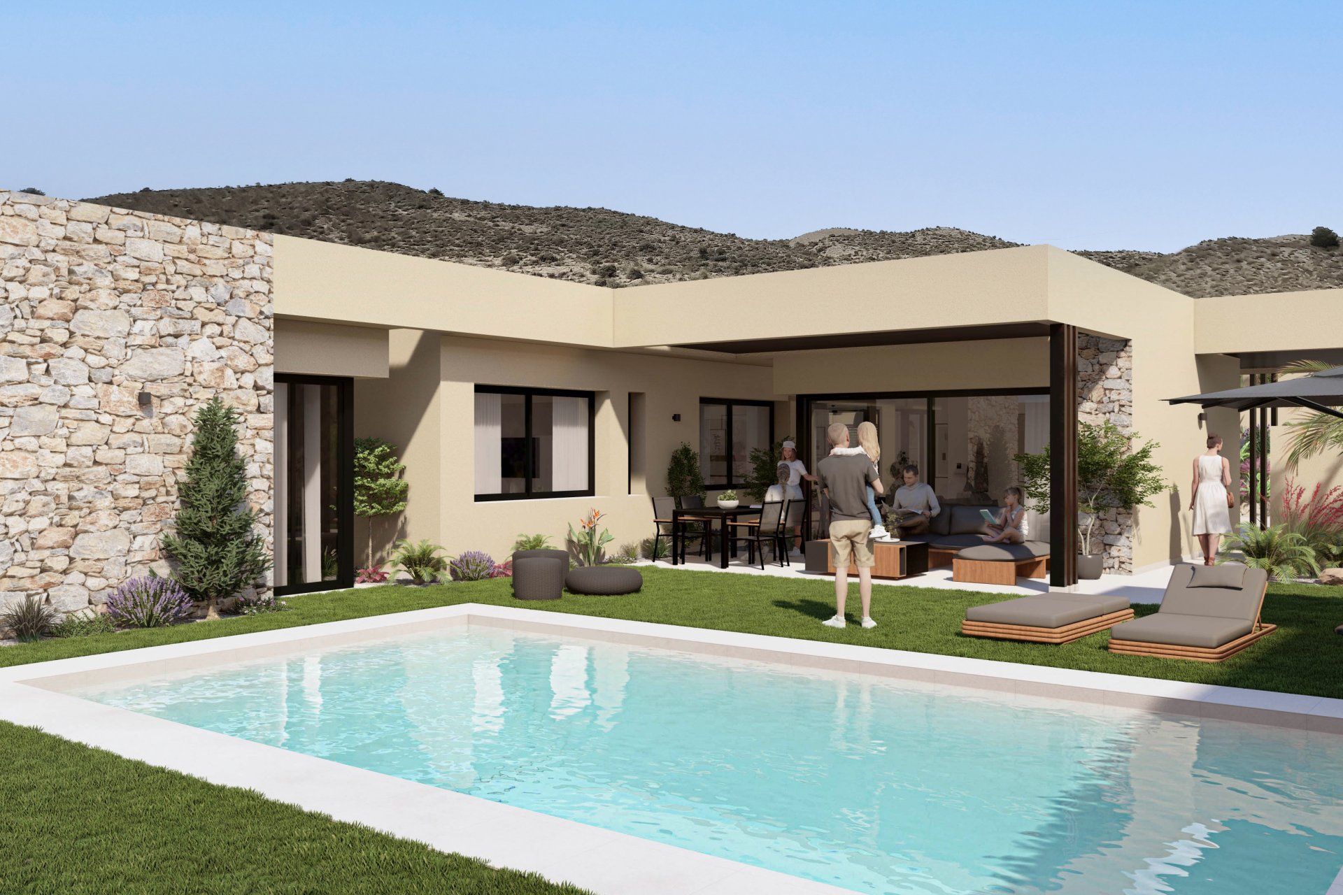 New Build - Detached House / Villa -
Banos y Mendigo - Altaona Golf
