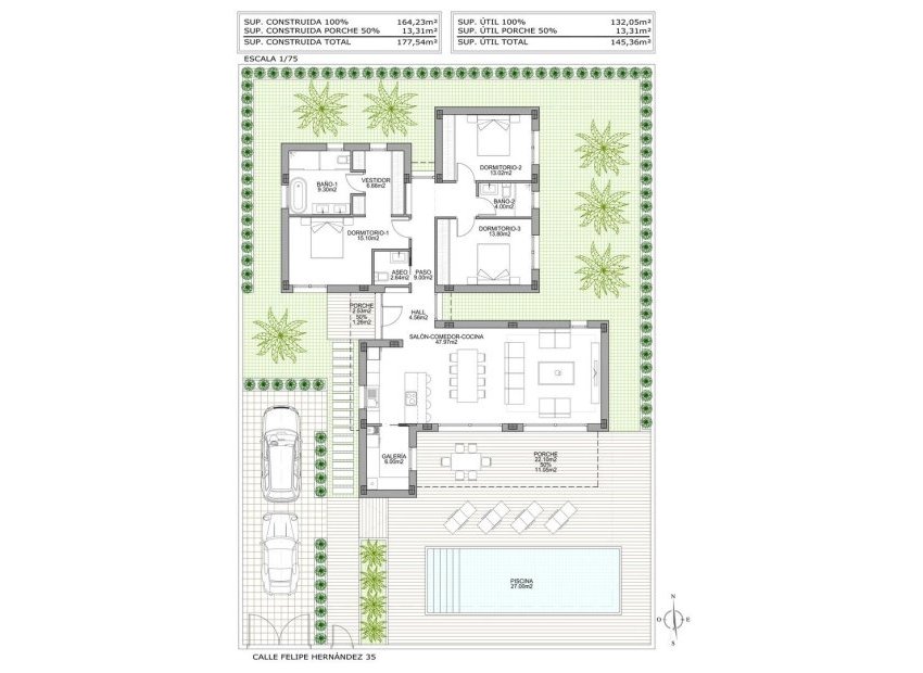New Build - Detached House / Villa -
Benijofar - Polideportivo
