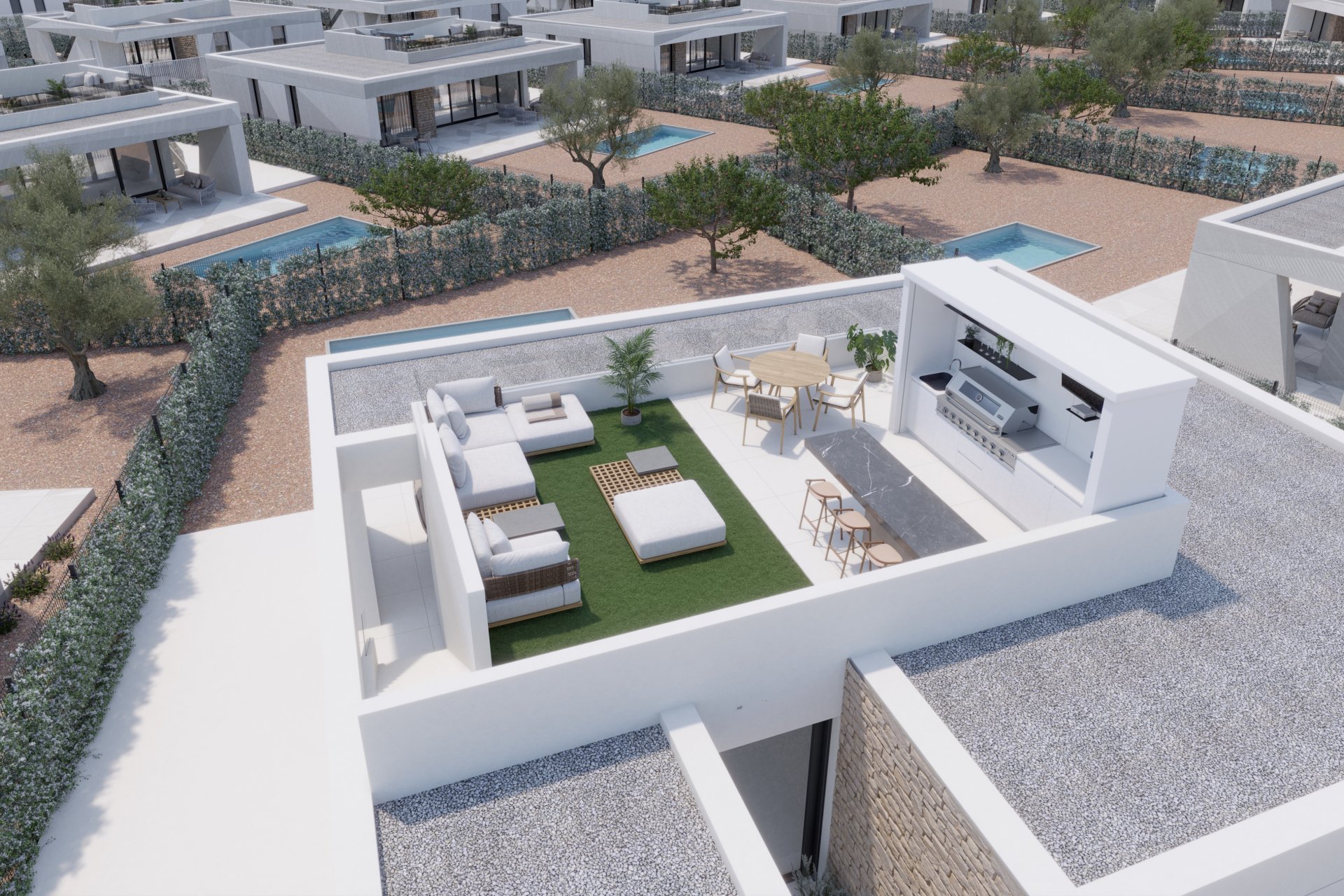 New Build - Detached House / Villa -
Fuente Álamo - Fuente Alamo