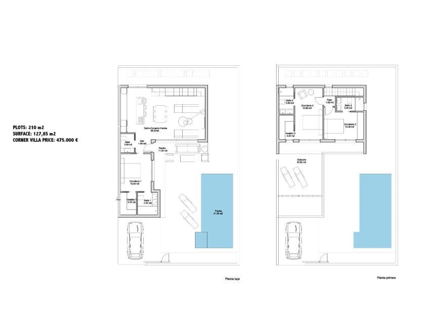 New Build - Detached House / Villa -
San Javier - Parque de los leones