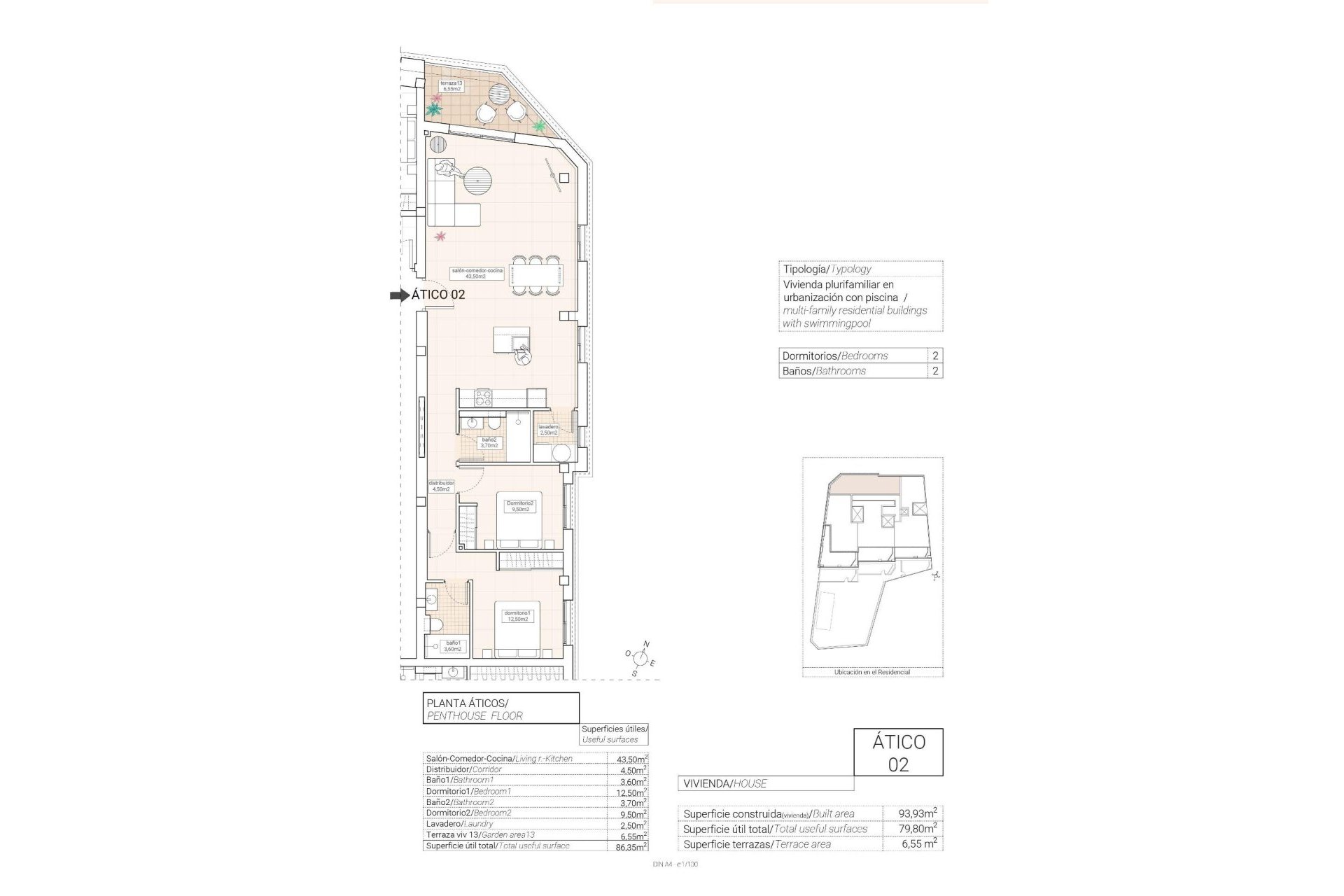 New Build - Penthouse -
Hondón de las Nieves - Pueblo