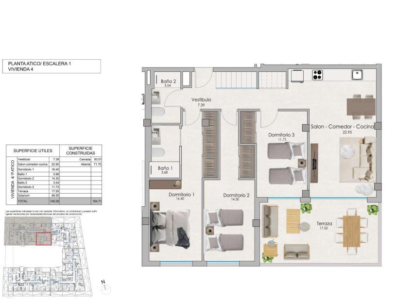 New Build - Penthouse -
Santa Pola - Estacion de autobuses