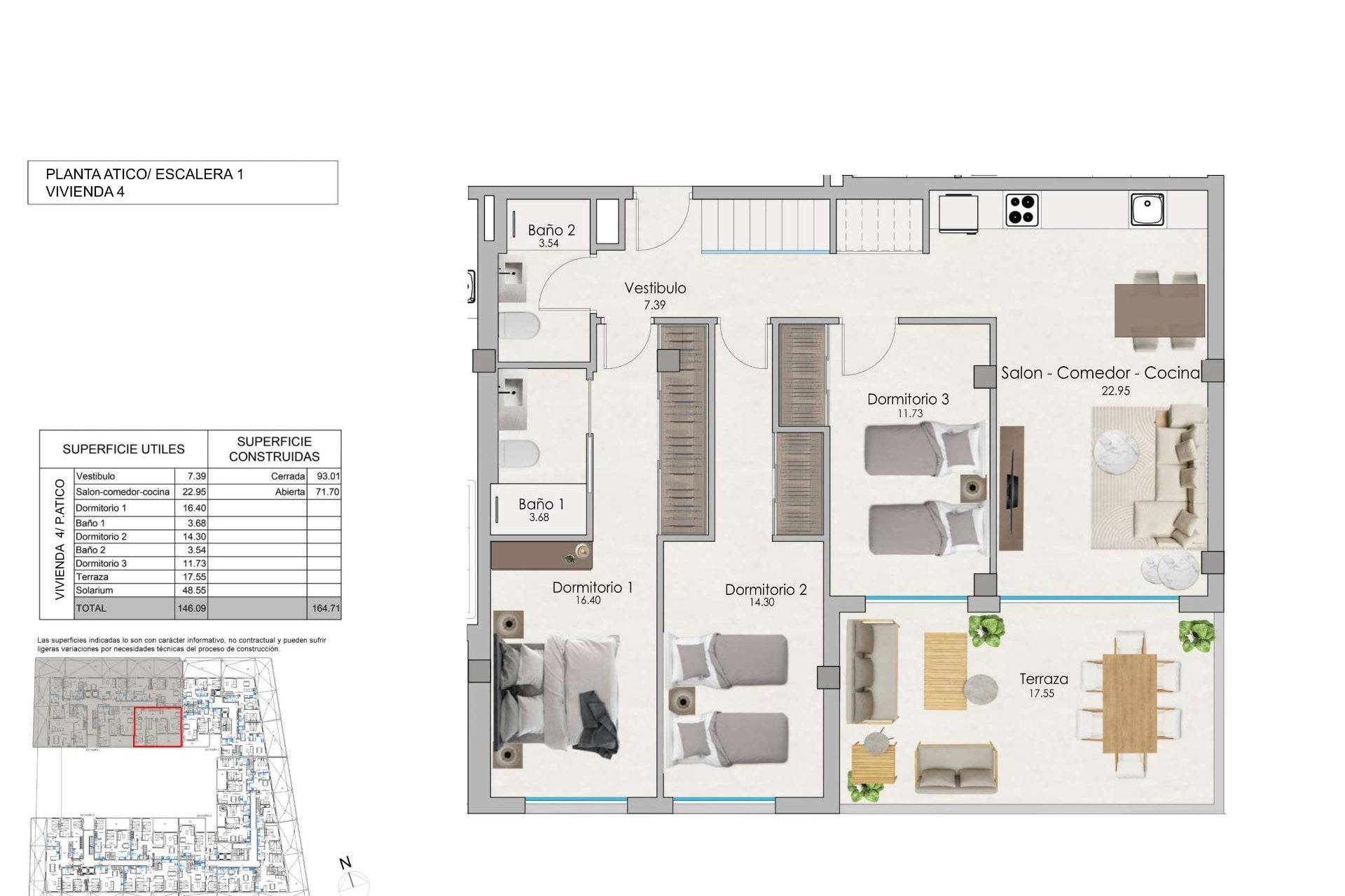 New Build - Penthouse -
Santa Pola - Estacion de autobuses