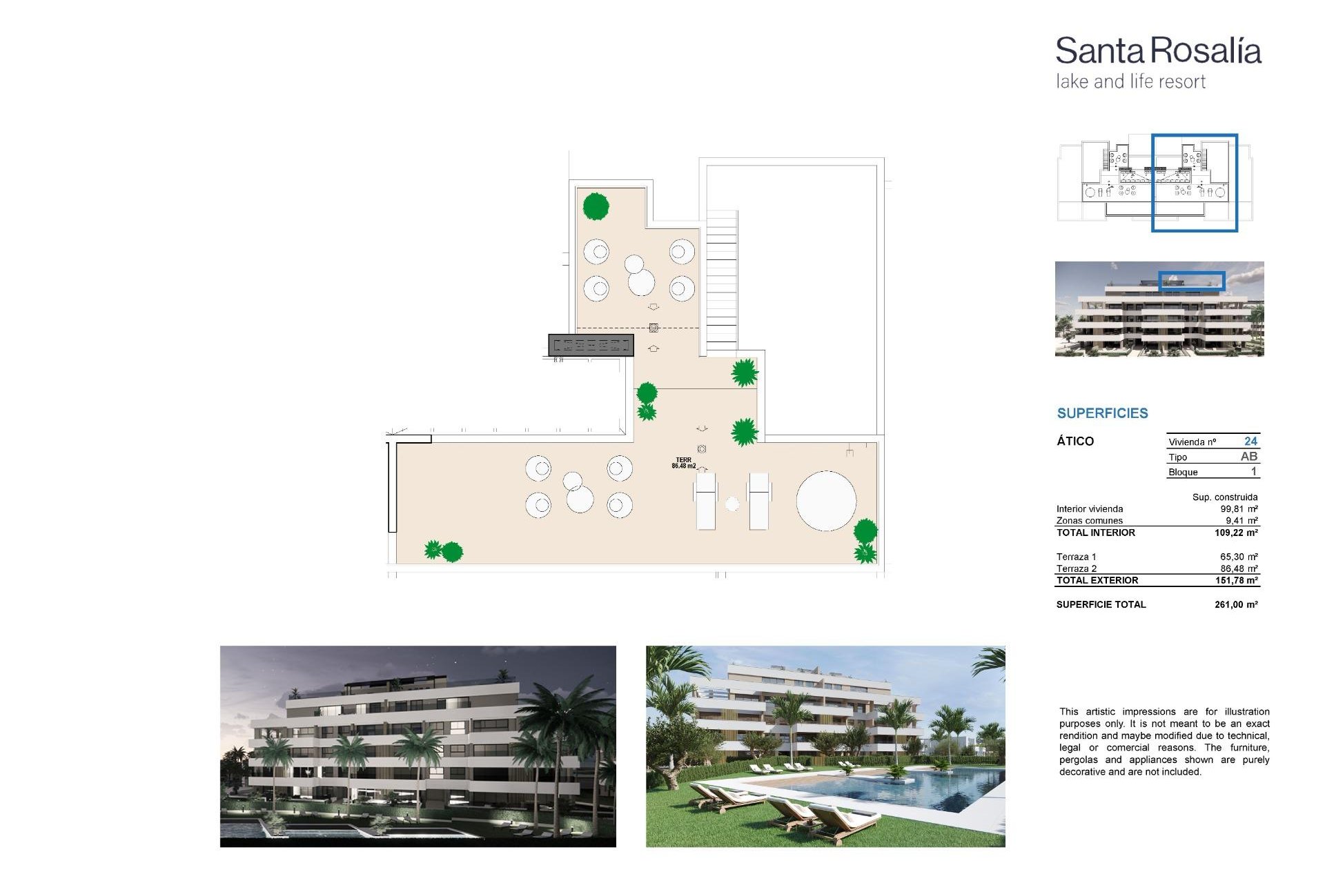 New Build - Penthouse -
Torre Pacheco - Santa Rosalía