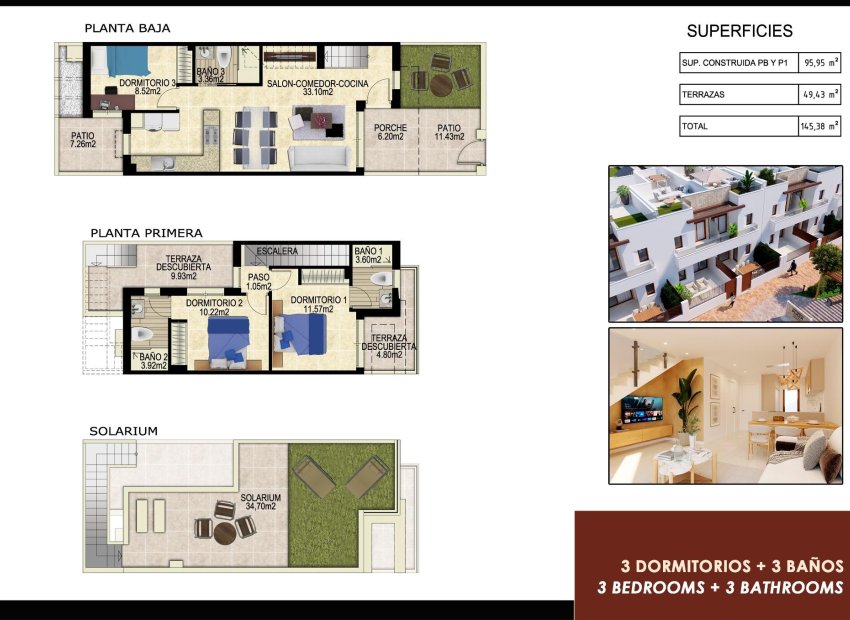 New Build - Town House -
Orihuela - Entre Naranjos - Vistabella