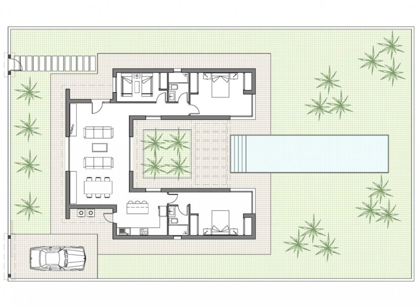 New Build - Villa -
Benijofar - Polideportivo