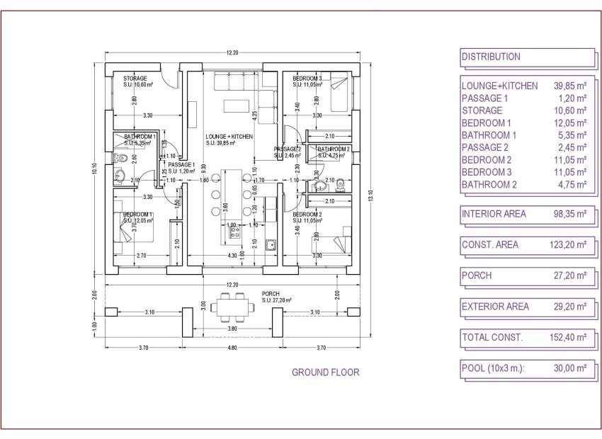 New Build - Villa -
Pinoso - Campo