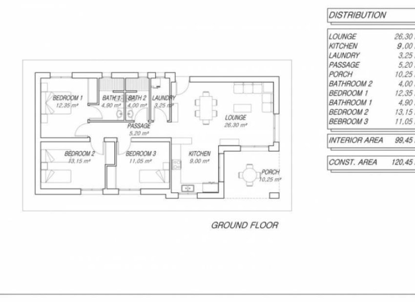 New Build - Villa -
Pinoso - Campo