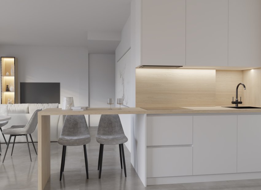 Nieuwbouw Woningen - Appartement - Begane grond -
Alicante - Alicante (Alacant)