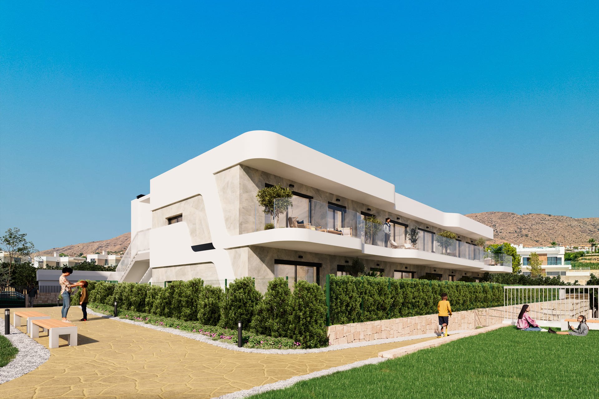 Nieuwbouw Woningen - Appartement - Begane grond -
Finestrat