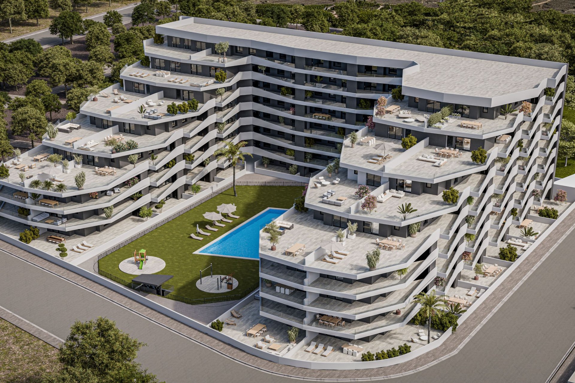 Nieuwbouw Woningen - Appartement - Begane grond -
San Miguel de Salinas
