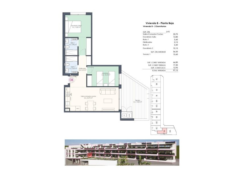 Nieuwbouw Woningen - Appartement -
Benijofar - Pueblo