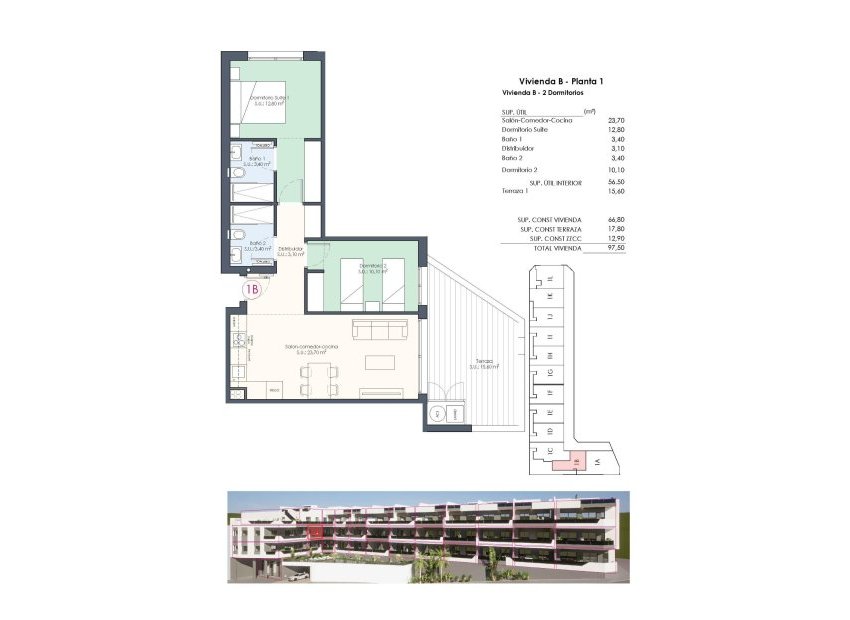 Nieuwbouw Woningen - Appartement -
Benijofar