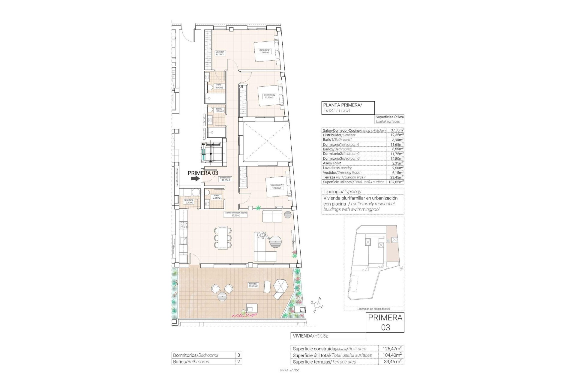 Nieuwbouw Woningen - Appartement -
Hondón de las Nieves - Pueblo