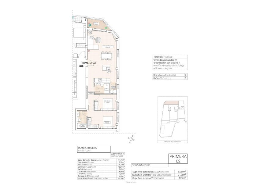 Nieuwbouw Woningen - Appartement -
Hondón de las Nieves - Pueblo