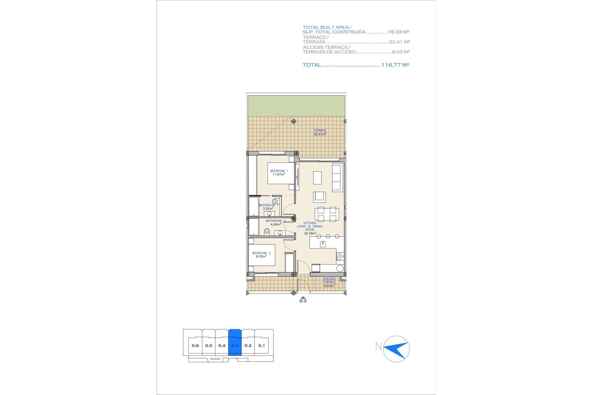 Nieuwbouw Woningen - Appartement -
Los Alcazares - Serena Golf