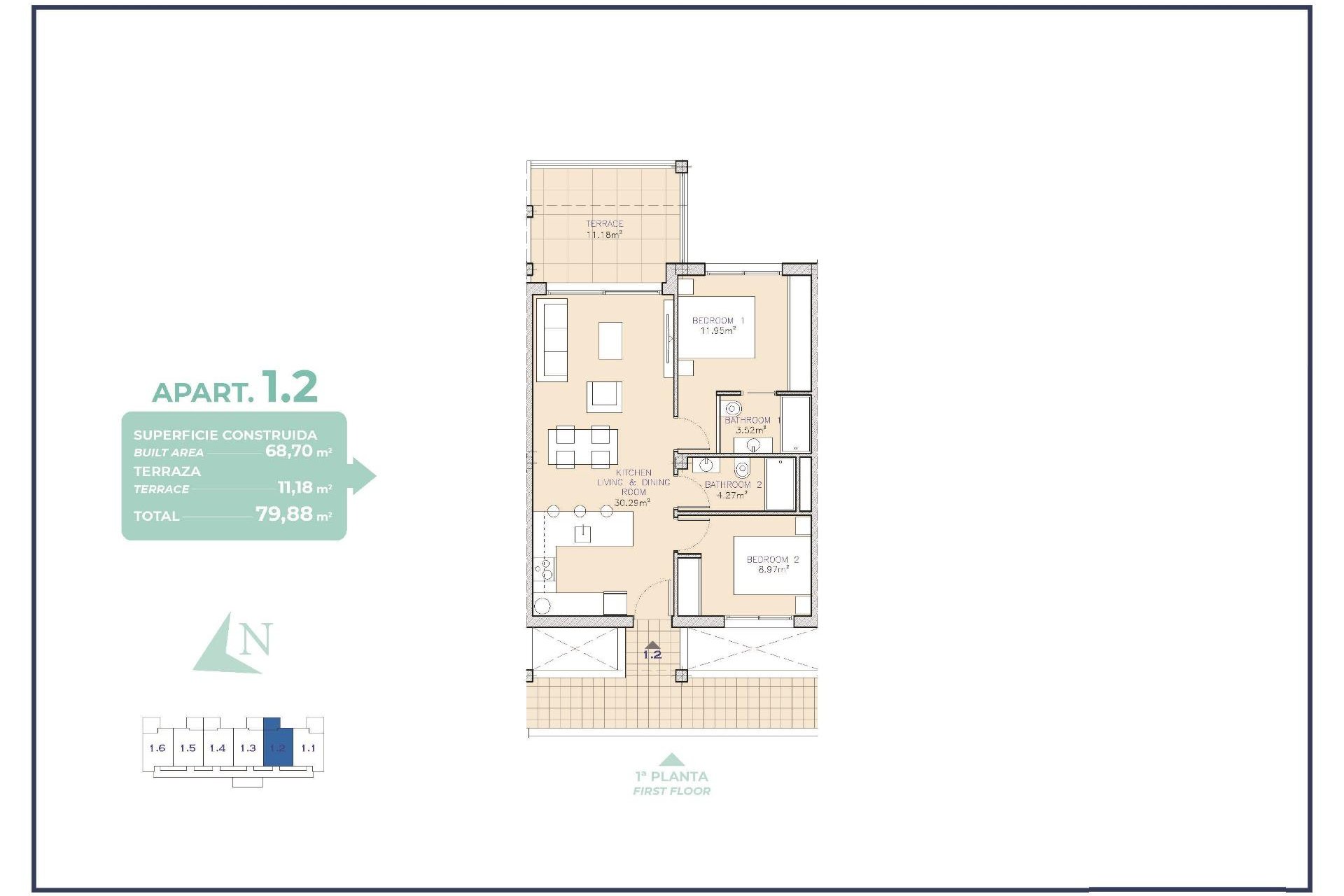 Nieuwbouw Woningen - Appartement -
Los Alcazares - Serena Golf