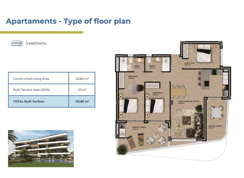 Nieuwbouw Woningen - Appartement -
Orihuela Costa - La Ciñuelica