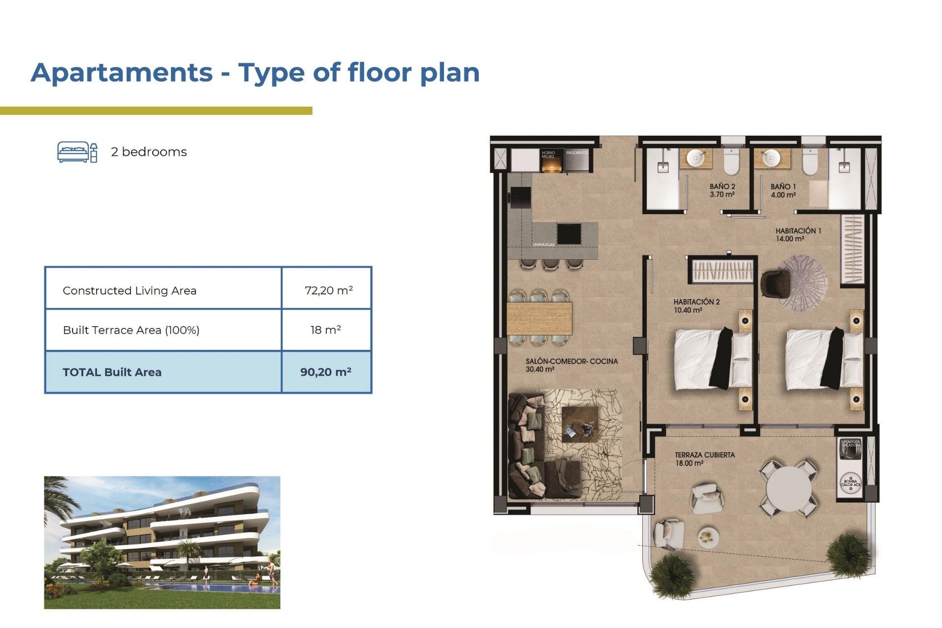 Nieuwbouw Woningen - Appartement -
Orihuela Costa - La Ciñuelica