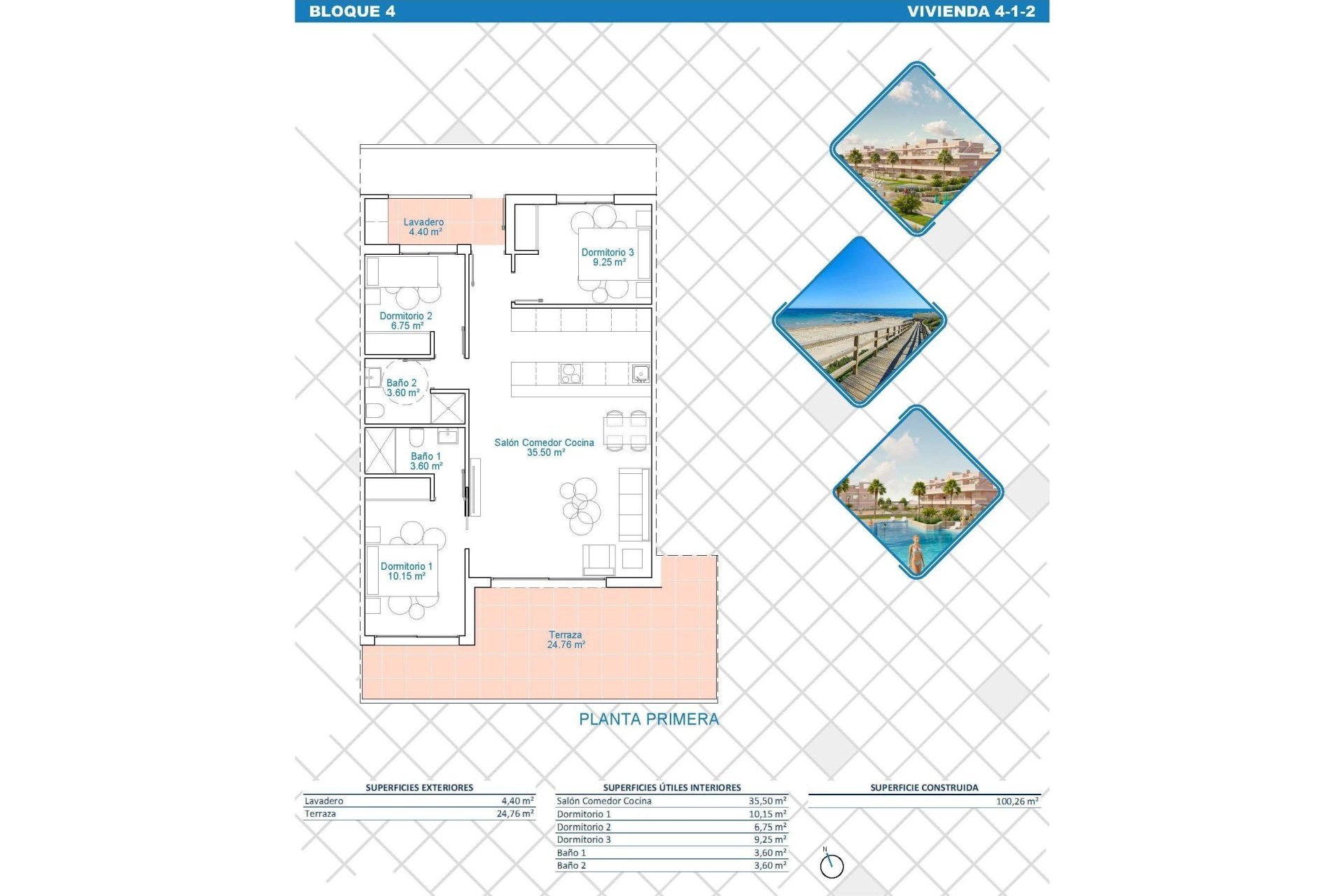 Nieuwbouw Woningen - Appartement -
Pilar de la Horadada - Lo Monte