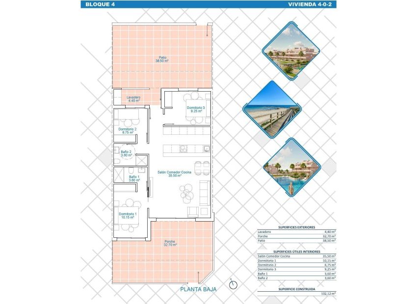 Nieuwbouw Woningen - Appartement -
Pilar de la Horadada - Lo Monte