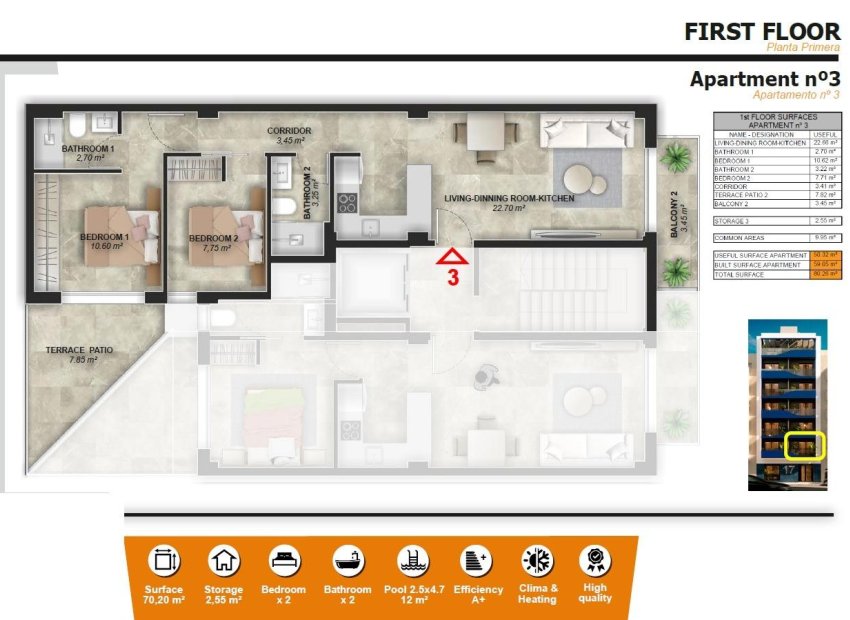 Nieuwbouw Woningen - Appartement -
Torrevieja - Playa del Acequión