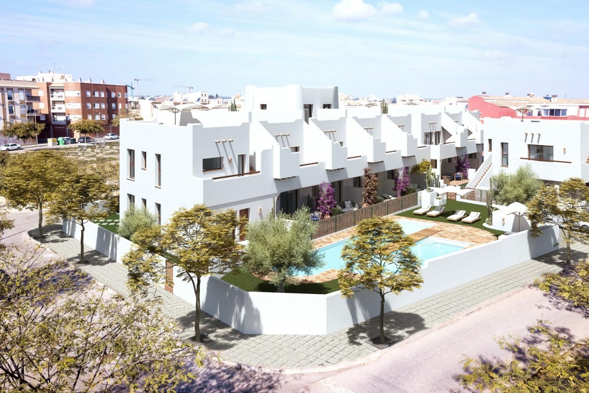 Nieuwbouw Woningen - Bungalow - Begane grond -
Pilar de la Horadada - pueblo