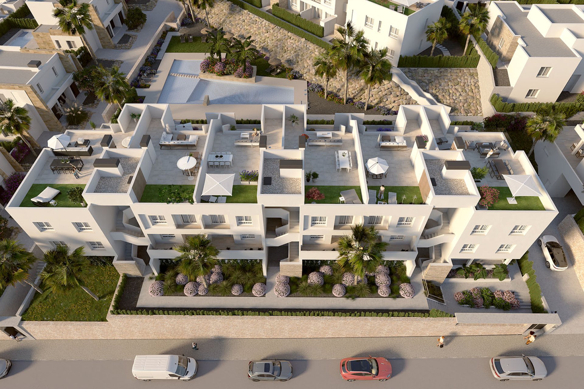 Nieuwbouw Woningen - Bungalow op verdieping -
Algorfa