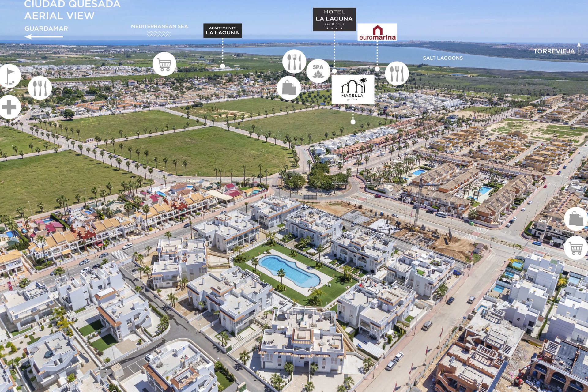 Nieuwbouw Woningen - Bungalow op verdieping -
Ciudad Quesada - Rojales - Rojales