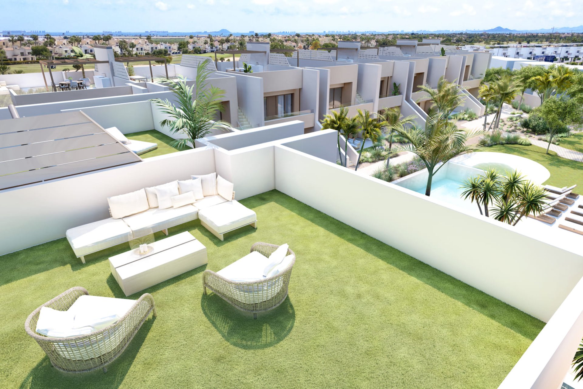 Nieuwbouw Woningen - Bungalow op verdieping -
San Javier