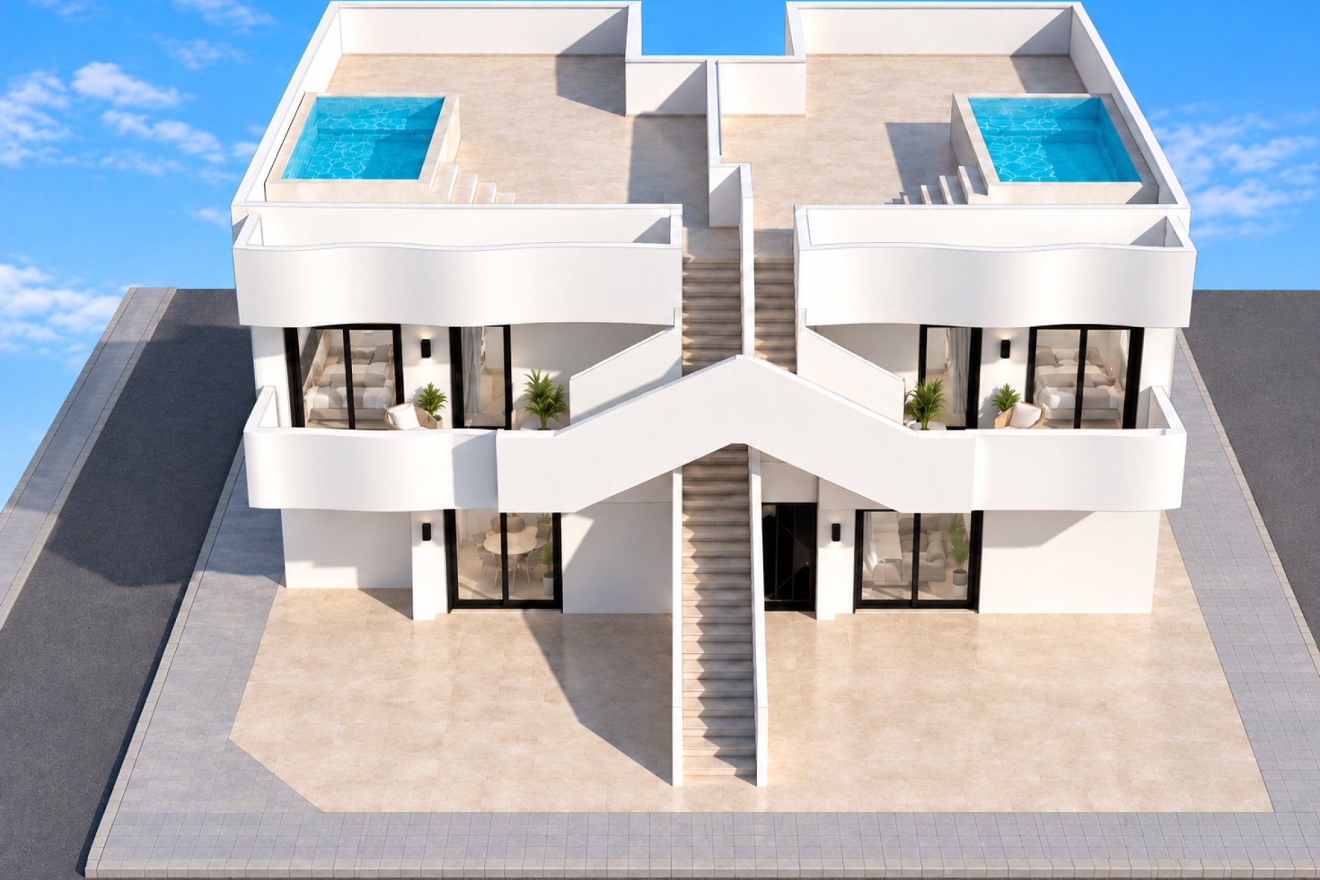 Nieuwbouw Woningen - Bungalow op verdieping -
San Pedro del Pinatar - San Pedro Del Pinatar