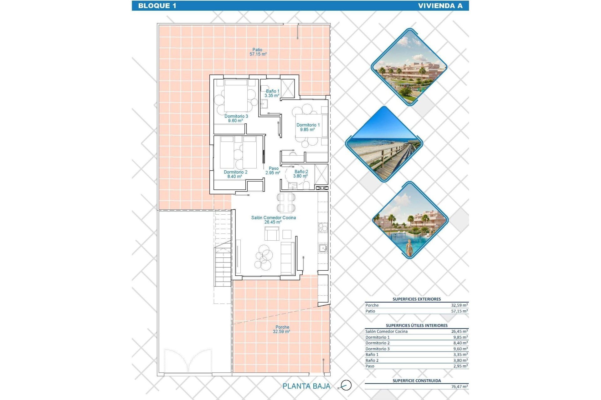 Nieuwbouw Woningen - Bungalow -
Pilar de la Horadada - Lo Monte