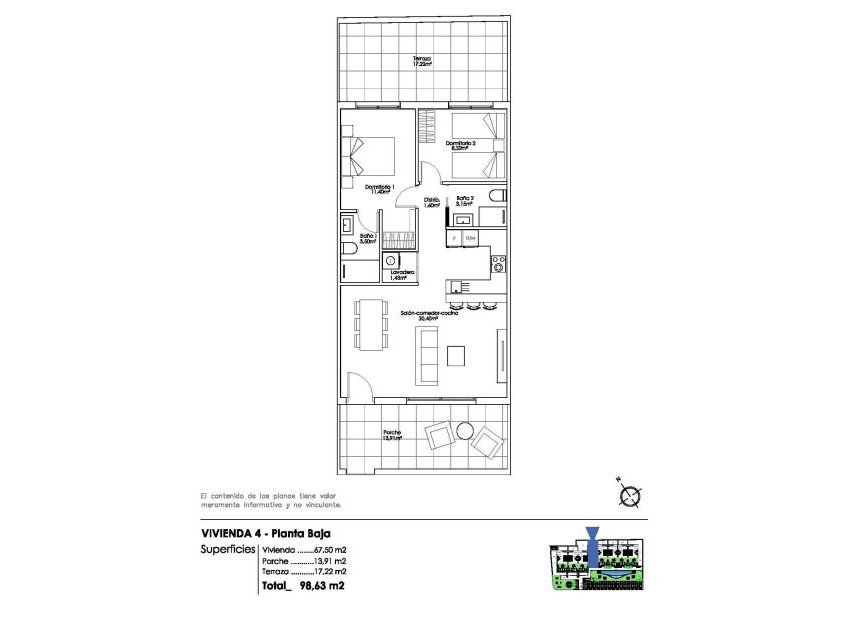 Nieuwbouw Woningen - Bungalow -
Pilar de la Horadada - Parque Ramon eugenio Escudero