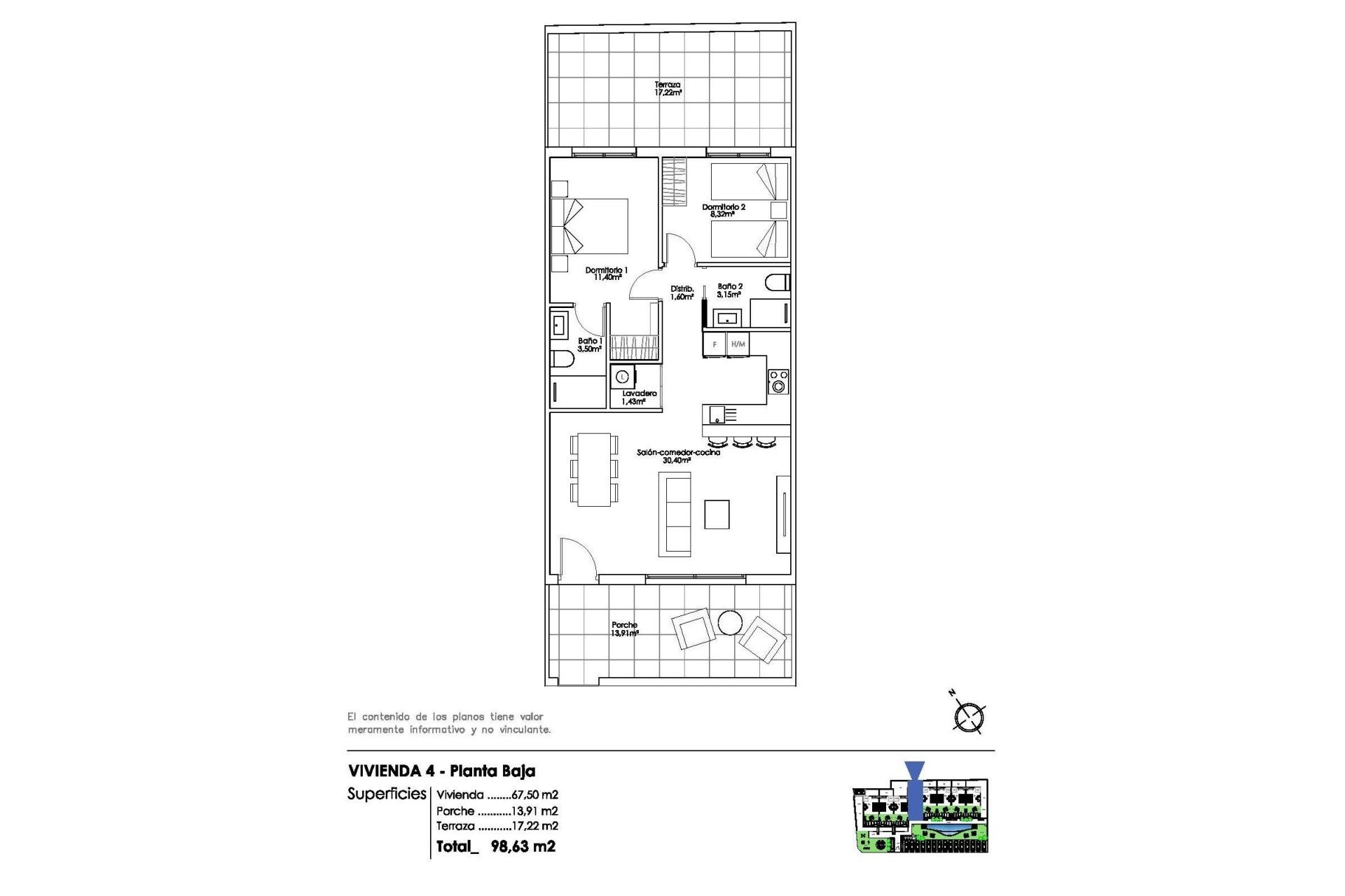 Nieuwbouw Woningen - Bungalow -
Pilar de la Horadada - Parque Ramon eugenio Escudero