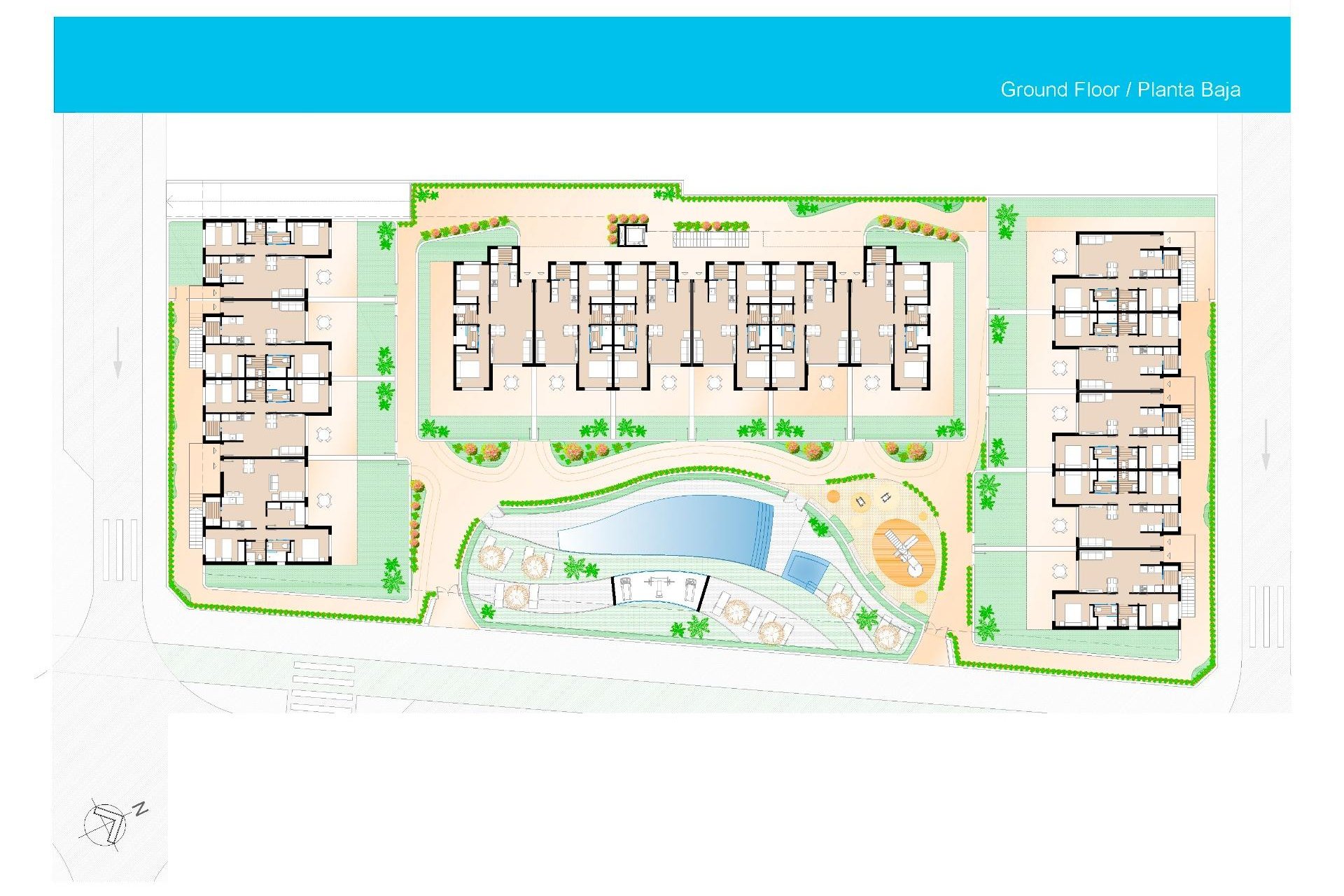 Nieuwbouw Woningen - Bungalow -
Pilar de la Horadada - Polideportivo