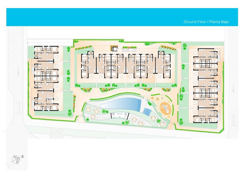 Nieuwbouw Woningen - Bungalow -
Pilar de la Horadada - Polideportivo