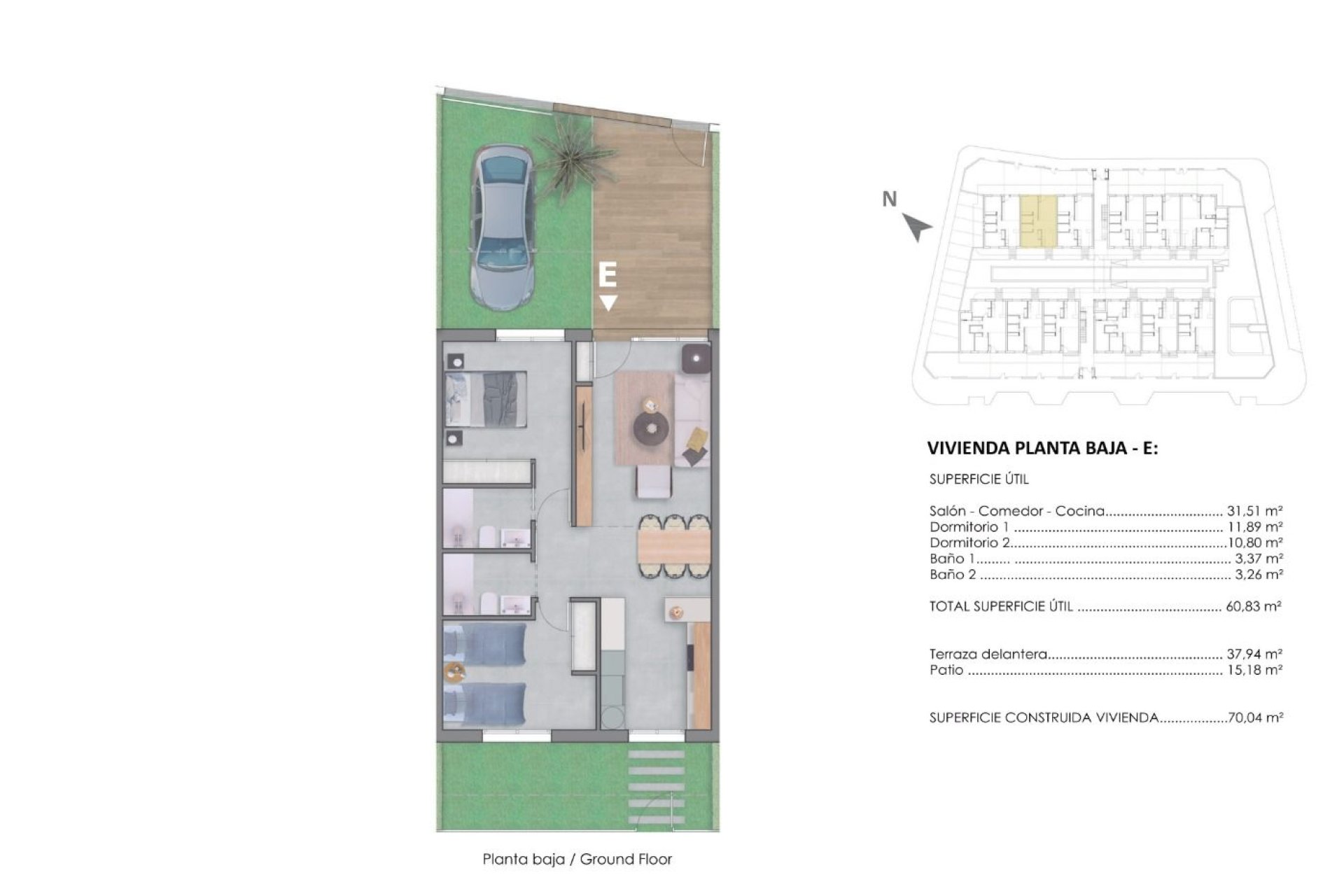 Nieuwbouw Woningen - Bungalow -
Pilar de la Horadada - pueblo