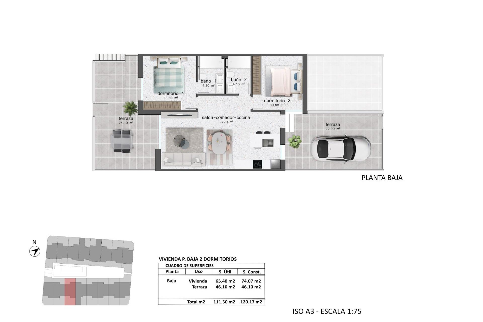 Nieuwbouw Woningen - Bungalow -
Pilar de la Horadada - pueblo