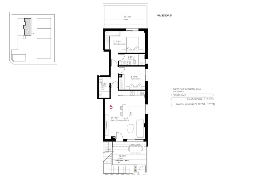 Nieuwbouw Woningen - Bungalow -
Pilar de la Horadada - pueblo